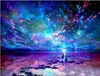 "Sternenhimmel"-Malerei nach Zahlen, 40x50 cm, auf Produktbild-Vorschau 1