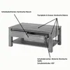 Couchtisch Kernbuche Massivholz 110x70 cm mit 2 Schubladen Produktbild-Vorschau 9