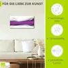 ARTland Leinwandbild Kreatives Element Violett Größe: Produktbild-Vorschau 2
