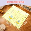 Arvioo Krabbelmatte Baby Faltbar, Spielmatte Kinder Produktbild-Vorschau 2