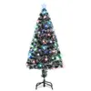 vidaXL Sapin de Noël avec éclairage et support 120 cm fibre Voir les images du produit 7