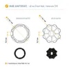 Adaptersatz 60mm 8kant für Standardmotor Produktbild-Vorschau 3