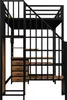 MODFU letto a soppalco 90x200 struttura letto singolo con Anteprima dell’immagine prodotto 5