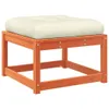5tlg. Garten-Lounge-Set mit Kissen Wachsbraun Massivholz Produktbild-Vorschau 7