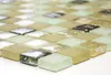 Mosani MOS82B-0112, Mosaik, Glas, Beige, Drinnen, Rechteck, Produktbild-Vorschau 3