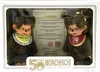 Monchhichi Set 50 jaar jongen meisje met certificaat Produktbild-Vorschau 1