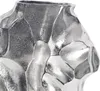 riess-ambiente Handgefertigte Vase LIQUID 25cm silber Produktbild-Vorschau 2