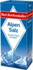 A product shot of a box of Bad Reichenhaller AlpenSalz salt, featuring a mountain landscape. Anteprima dell’immagine prodotto