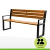 Gartenbank Holtz Stahlbank Garten Outdoor Bank 02004A Produktbild-Vorschau 5