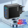 3USB+25W PD nabíjačka na mobilný telefón Štandardná 40W Náhľad obrázku produktu 2