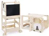2 in 1 Learning Tower für Kinder,Montessori Stehhilfe mit Produktbild-Vorschau 1