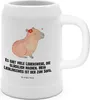 Mr. & Mrs. Panda Krug Capybara Blume - Weiß - Geschenk, Produktbild-Vorschau 1