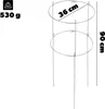 KADAX Support pour fleurs et rosiers, plantes, acier, 90 cm Voir les images du produit 2