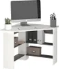 Vicco Eckschreibtisch Arion, 90 x 90 cm, Weiß/Anthrazit Produktbild-Vorschau 7