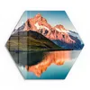 DEQORI Glasbild Echtglas 40x35 cm 'Bachalpsee vor Alpen' Produktbild-Vorschau 2