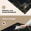 KitchenYeah© Herdabdeckplatte Gold - Marmor - Glitzer - Produktbild-Vorschau 2
