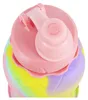 Bidon silikonowy składany różowy 700 ml Nils Produktbild-Vorschau 2