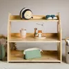 Kinderregal YASMIN 3 Ablagen natur - Montessori Regal für Produktbild-Vorschau 2