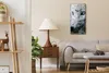 Leinwand Wanduhr Wandkunst Uhr Geräuschlos 30x60 Gemälde Produktbild-Vorschau 3
