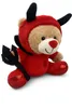 Kuscheltier Teddybär Teufel 22 cm – Kuscheltier Bär rot mit Produktbild-Vorschau 2