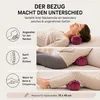 Nackenrollen Bezug 2er Set 15x40 cm – Nackenmassagekissen Produktbild-Vorschau 4
