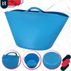 KOTARBAU® Bac en caoutchouc élastique 42L Turquoise Fluo Voir les images du produit 5