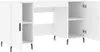 vidaXL Schreibtisch Weiß 140x50x75 cm Holzwerkstoff Produktbild-Vorschau 5