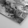 Bilder auf glas - Einteilig - Berge Nebel Gipfel - 80x120cm Produktbild-Vorschau 5