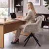 Duhome Loungesessel Armlehnstuhl aus Chenille-Stoff, Produktbild-Vorschau 9