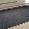vidaXL Teppichläufer Grau 80 x 150 cm Stoff Produktbild-Vorschau 4