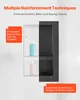 SucceBuy Niche murale Niche de douche Étagère Lot de 2 Voir les images du produit 4