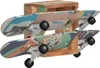 vidaXL Nástěnný držák na skateboard 25x20x30 cm Recyklované Náhled obrázku produktu 6