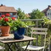 Pot de fleurs en céramique modèle « EggPot » 22 cm en bleu Voir les images du produit 5