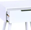 KESPER Nachttisch weiß – 40x30x59 cm – mit Schublade – - – Produktbild-Vorschau 2