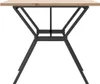 vidaXL Esstisch Y-Gestell 90x90x75,5 Massivholz Kiefer und Produktbild-Vorschau 5