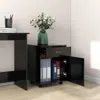vidaXL Skříňka na kolečkách černá 45x38x54 cm Dřevěný Náhled obrázku produktu 3