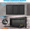 GOPLUS Werkzeugwand, Lochwand mit Werkbank aus Metall bis Produktbild-Vorschau 2