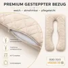 Bodypillow | Bezug gepolstert und gesteppt mit Produktbild-Vorschau 7