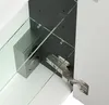Badezimmer Spiegelschrank 3-türig LED-Lampe 70 cm Grafit Produktbild-Vorschau 10