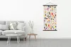 MuchoWow® Textilposter Muster - Abstrakt - Kunst 90x180 cm Produktbild-Vorschau 3