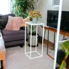 DanDiBo Blumenhocker Metall Weiß Eckig 60 cm Blumenständer Produktbild-Vorschau 6
