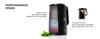 A cutaway view of a black electric kettle showing its double-walled construction, with text describing its features and a hand touching the exterior. Anteprima dell’immagine prodotto
