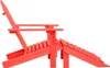 vidaXL Záhradná stolička Adirondack s podnožkou z masívneho Náhľad obrázku produktu 2