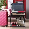 Porte-bagages Relaxdays, pliable, en bambou, H x l x P : 59 Voir les images du produit 3
