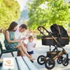 BRONEA® EXQUISE 2.0 Kombi-Kinderwagen 3-in-1 mit MATRATZE & Produktbild-Vorschau 2