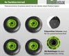 4x Sackkarrenrad Vollgummi 260x85 mm 3.00-4 Produktbild-Vorschau 2
