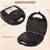 Syntrox Germany Waffeleisen Big 1300W mit Wechselplatten Produktbild-Vorschau 8