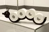 DanDiBo Držák toaletního papíru Wood Black Caterpillar Náhled obrázku produktu 2