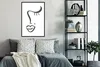 MuchoWow® Gerahmtes Poster Frau - Gesicht - Minimalismus Produktbild-Vorschau 4