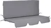 Outsunny Coussins pour balancelle de jardin, coussins pour Voir les images du produit 1